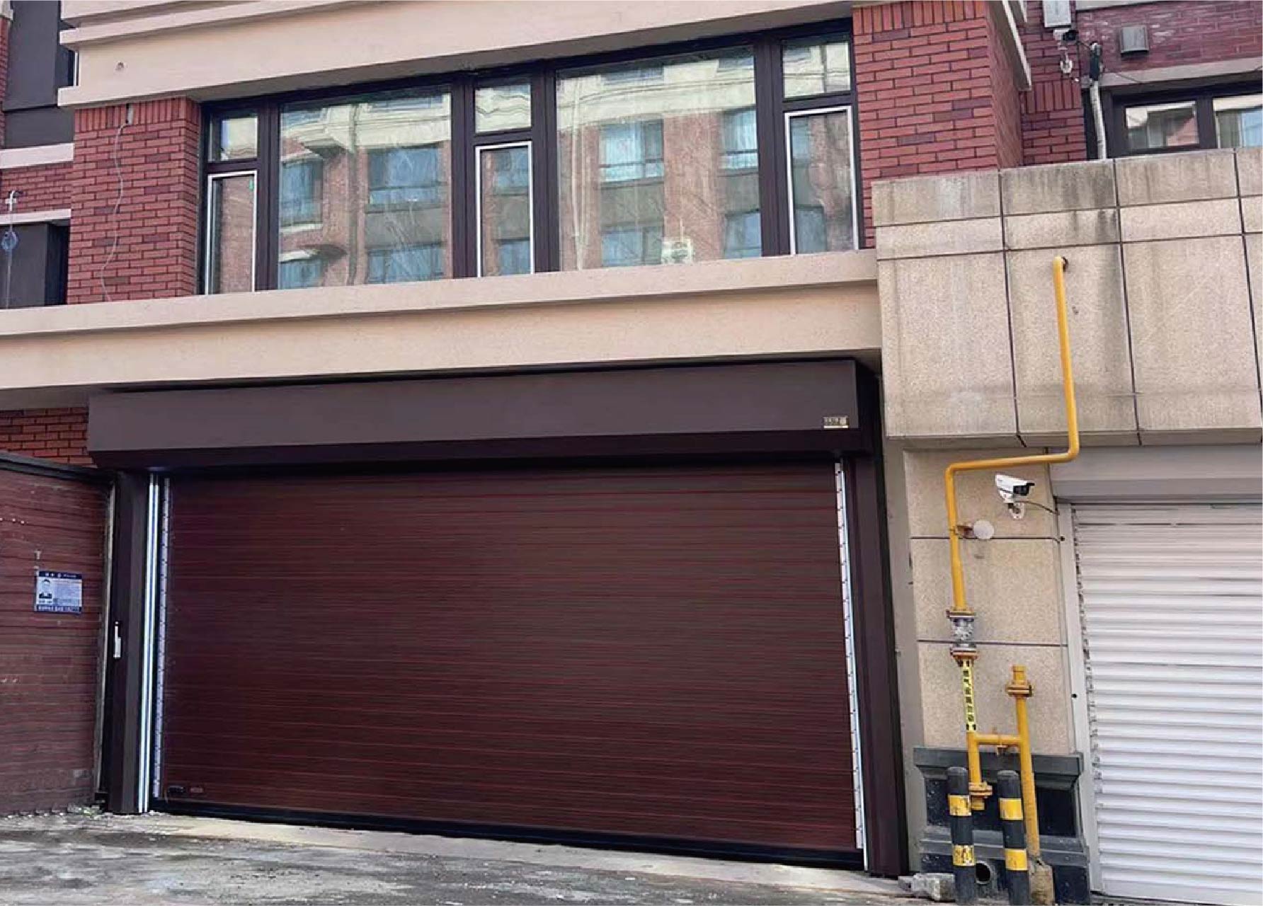 Jilin Villa Door Project BSM-116 Walnut Wood