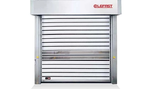 High-speed spiral door